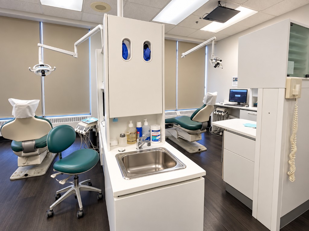 Treatment area at West End Dental Centre