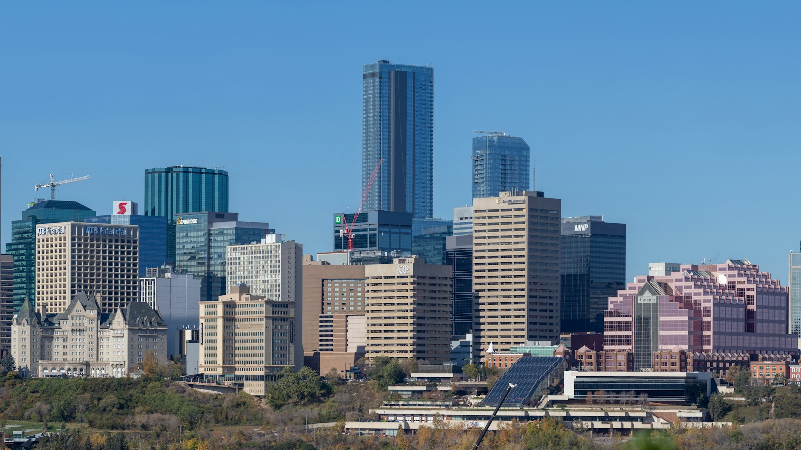 Downtown Edmonton skyline